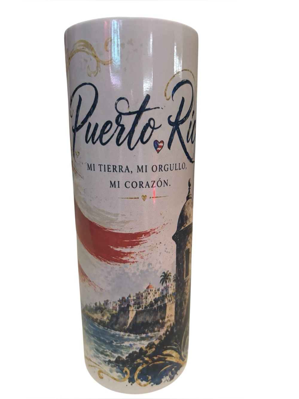 Puerto Rico HANDMADE 20oz Tumbler